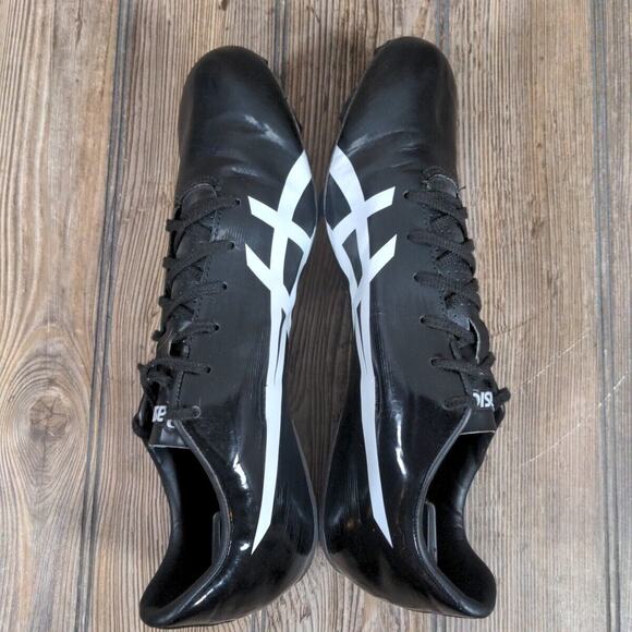 Asics Hyper Sprint 7 Track Field Running Shoes Sneakers Black 1091A015 Men Sz 11 - Picture 6 of 11